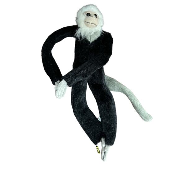 K&M International Wild Republic Black Hanging Monkey 17" Retired 1999‎ Plush Toy - Picture 1 of 6